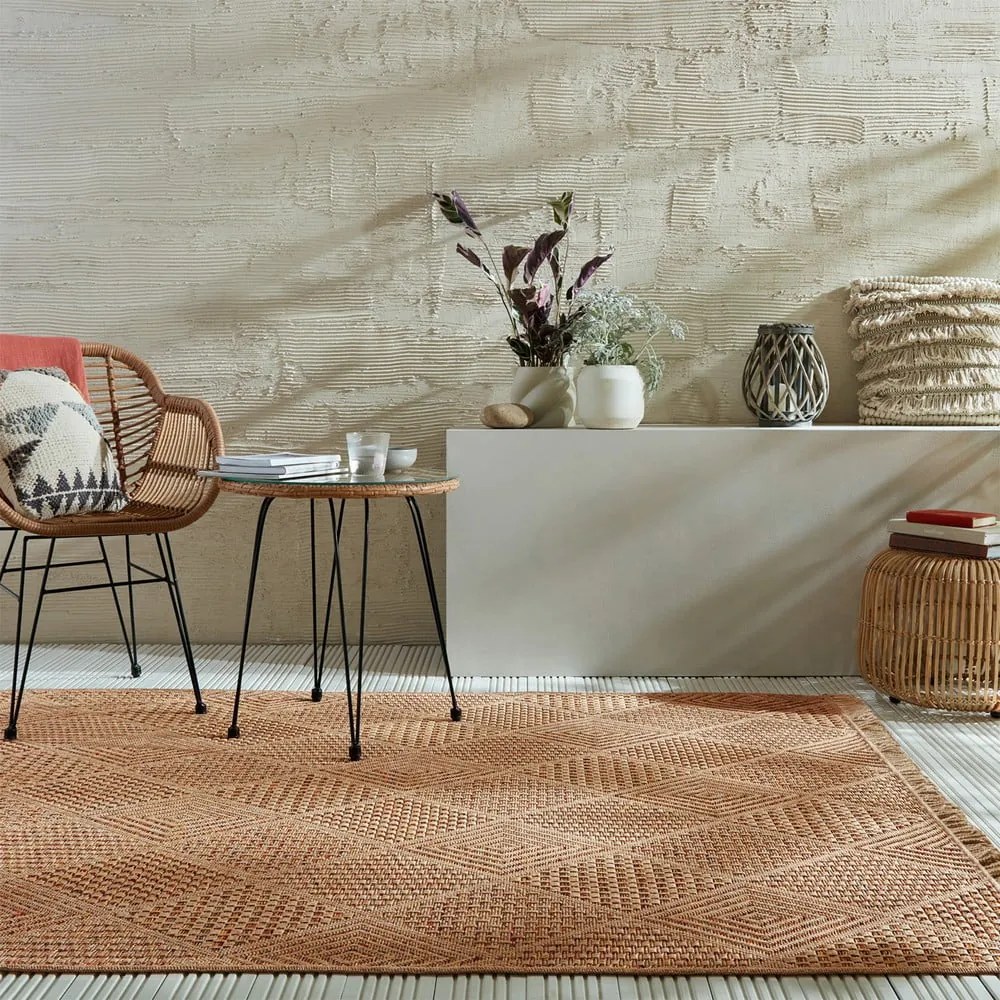 Vnútorný a vonkajší koberec v prírodnej farbe 160x230 cm Nora Diamond – Flair Rugs