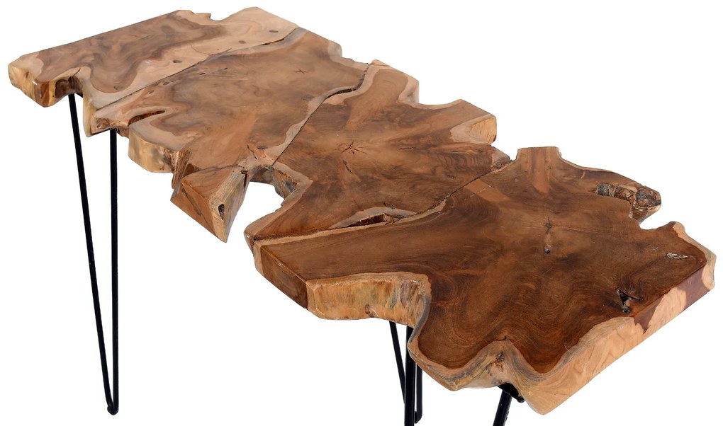 KONZOLA Z TEPANÉHO ŽELEZA 110X45X70CM