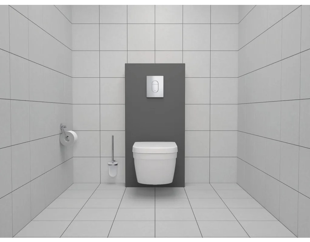 GROHE Essentials - Súprava na čistenie toalety, chróm 40374001