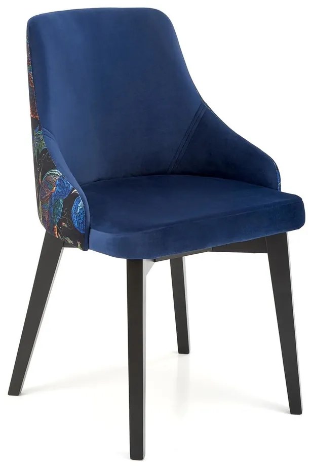 Stolička ENDO 57 cm modrá/viacfarebná