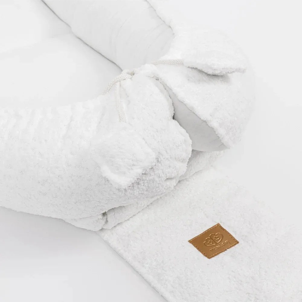 Biele hniezdočko pre bábätko 55x83 cm – Meowbaby