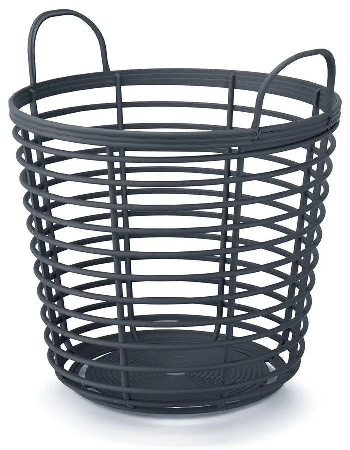 Kôš s ušami, priemer 43 cm, antracit