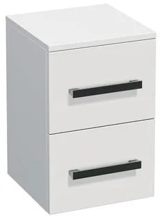 Kúpeľňová skrinka nízka SAT Cube Way 32,5x49,3x33 cm biela lesk CUBE3CHN32BL, 1 ks