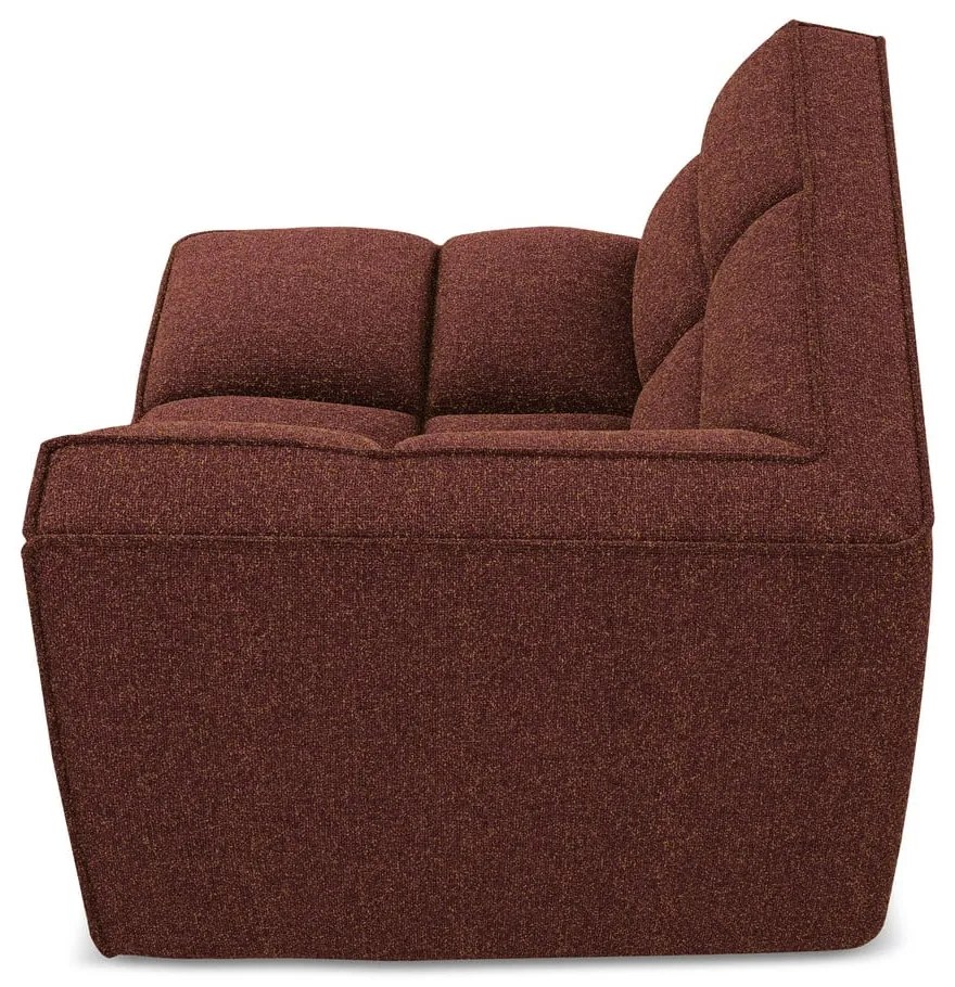 Vínovočervený modul pohovky Kalai – Makamii