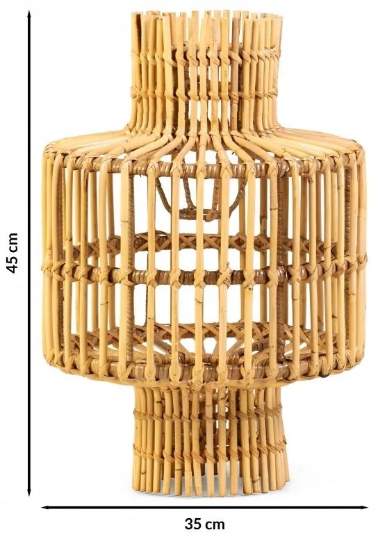 Tienidlo na závesnú lampu Celebes ratan