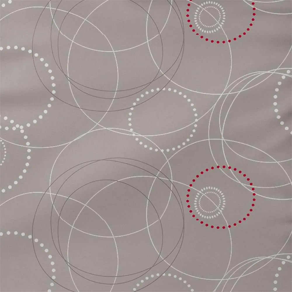 Obliečky z Renforcé bavlny CORA sivé Rozmer obliečky: 2 ks 80 x 80 cm | 200 x 200 cm