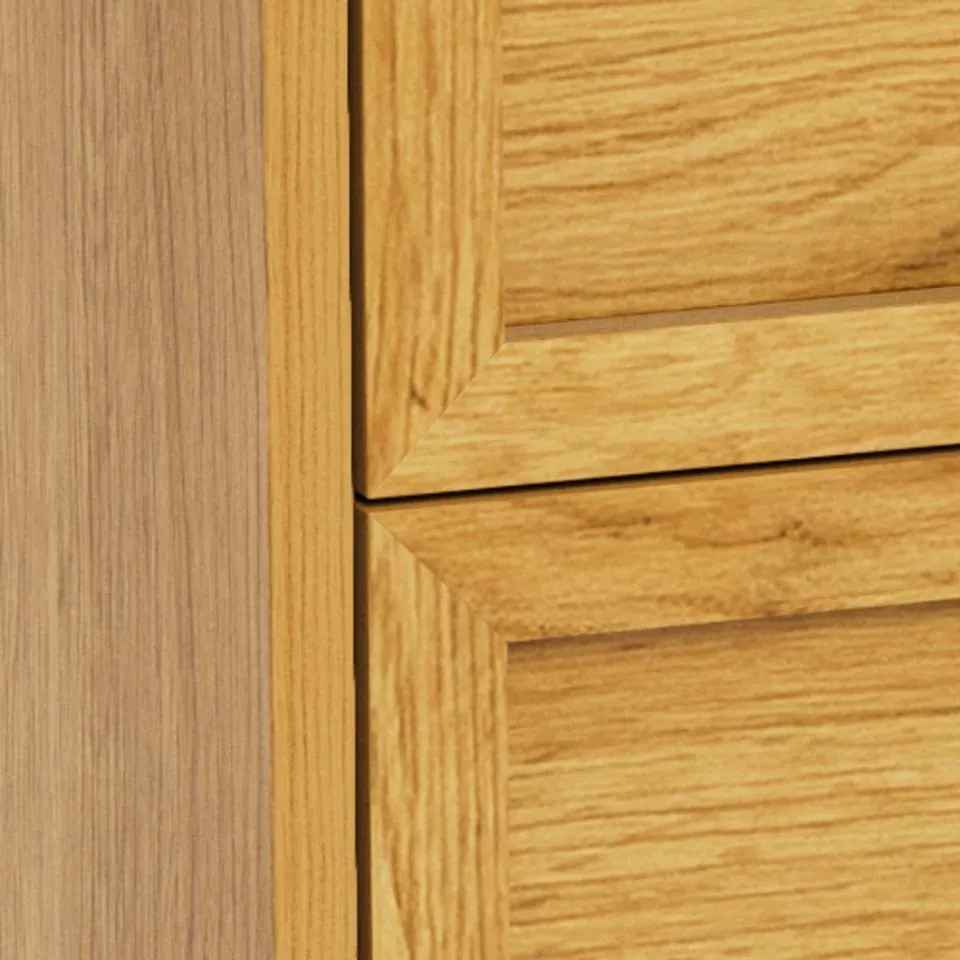 Komoda Palmdale 80 cm dub divoký/černý