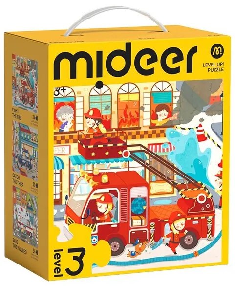 Mideer Puzzle LEVEL UP! 03 Záchranári