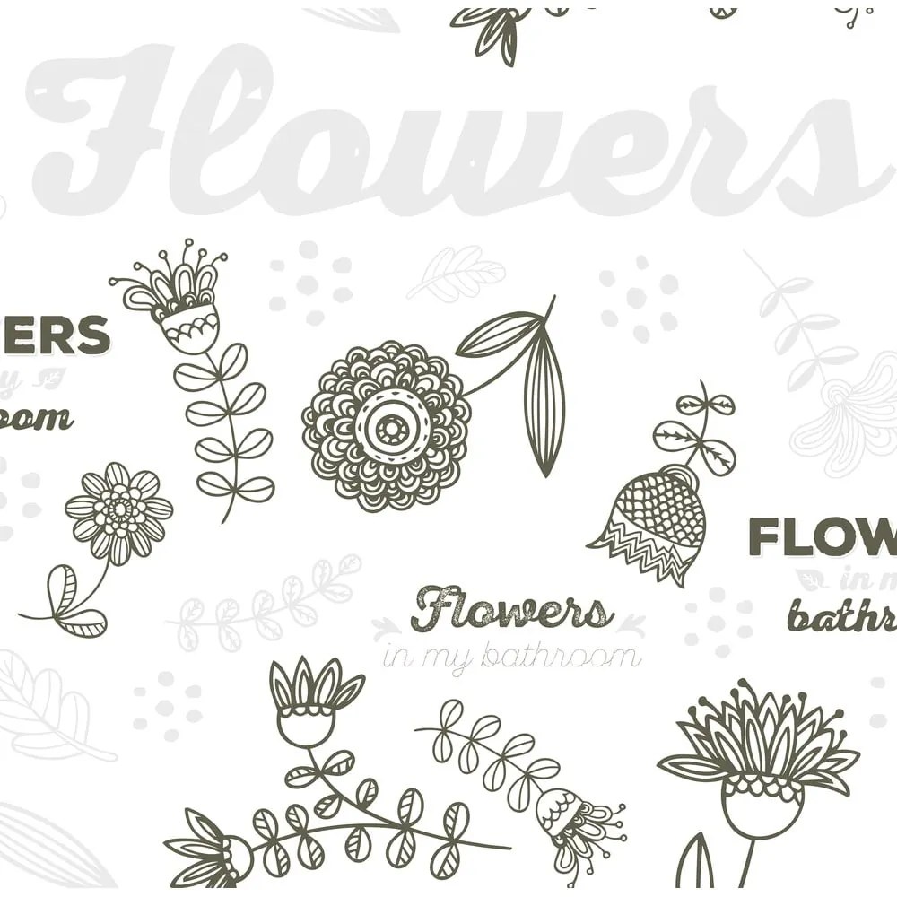 Sprchový záves 180x200 cm Flowers – MSV