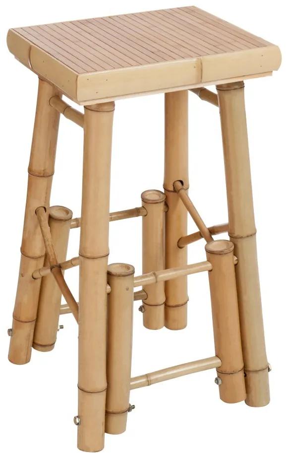 Barová bambusová stolička Bambi - 40 * 40 * 70 cm