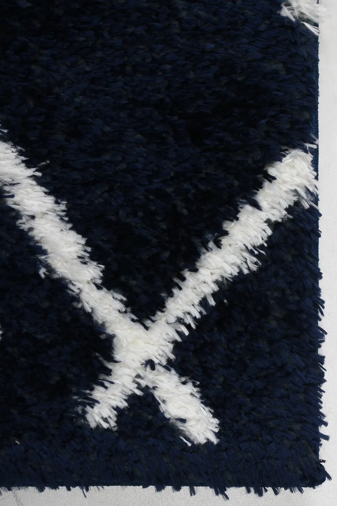 Koberec Boho 590 NAVY BLUE/CREAM rozmery koberec: 160x220 cm