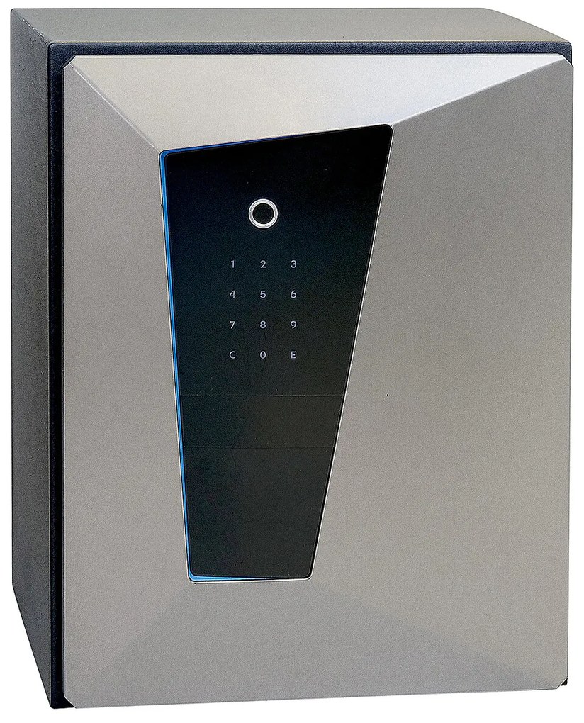 Oceľový trezor v protipožiarnom prevedení s elektronickým zámkom na odtlačok prsta RICHTER RS.45.DE.FIN.FF