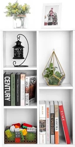 Drevená knižnica VASAGLE LBC25WT