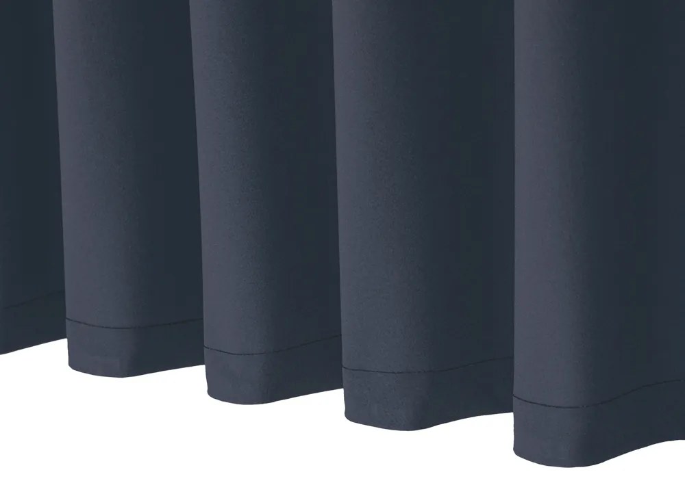 Biante Dekoračný záves Rongo RG-066 Tmavo sivý 140x250 cm