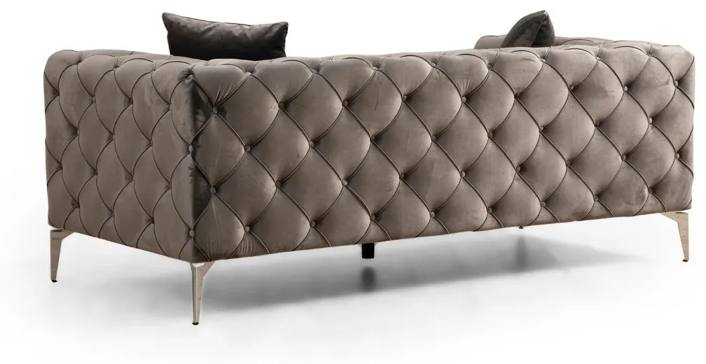 Dvojmiestna pohovka Como antracitová