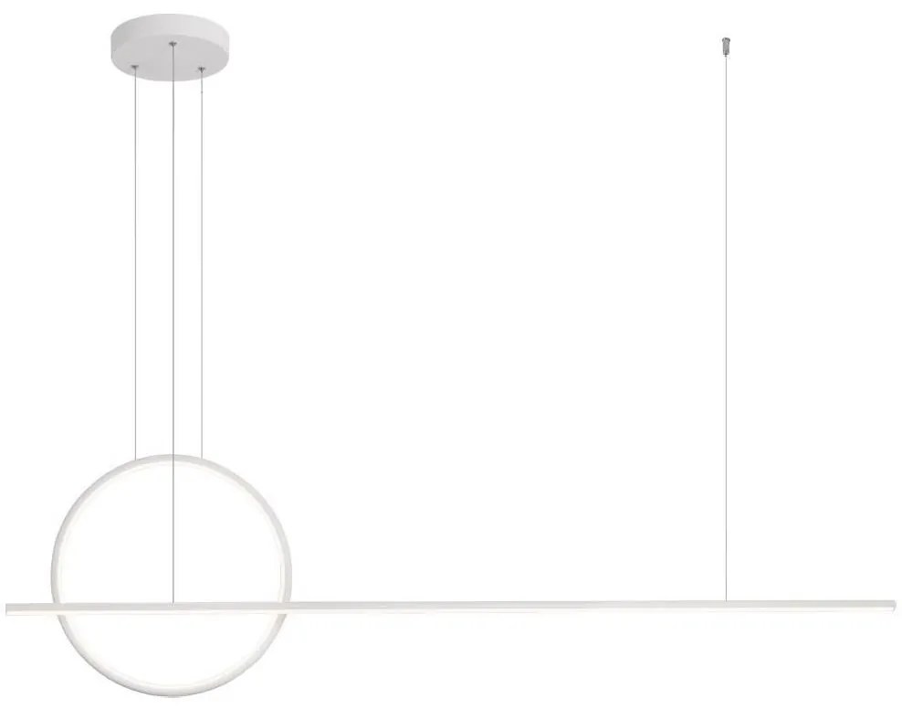 Redo 01-1734 - LED Stmievateľný luster na lanku GIOTTO LED/46W/230V biela UN1305