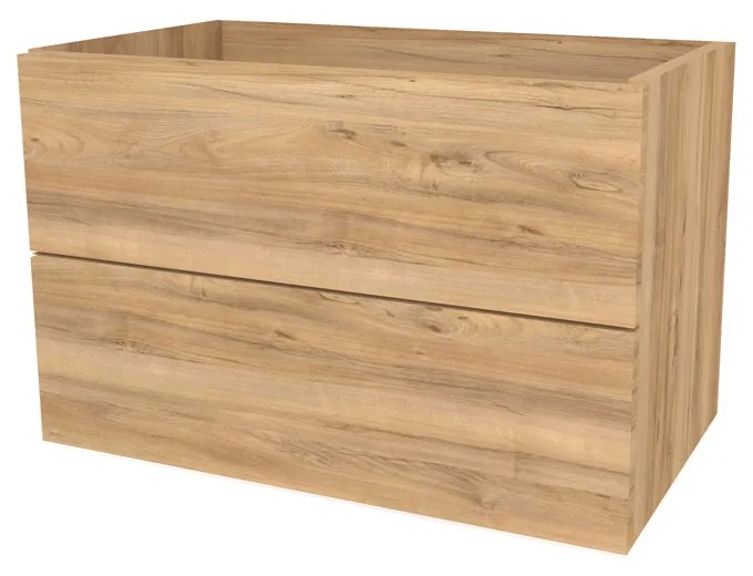 Mereo, Mereo Aira, kúpeľňová skrinka 81 cm, Multidecor, Orech Pacifik prírodný, MER-CN791SOPP2