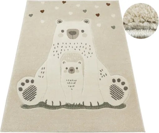 Koberec Tanami Kids C5732A krémový / béžový