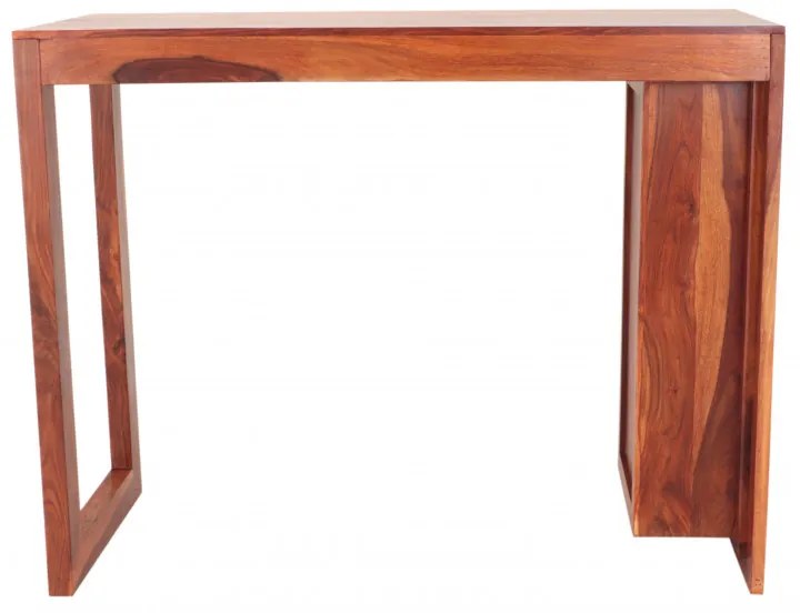 Barový stôl 140x110x60 indický masív palisander Natural