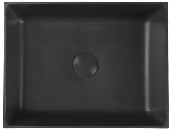 Sapho - Umývadlo na dosku FORMIGO 47,5x36,5 cm betón/čierna