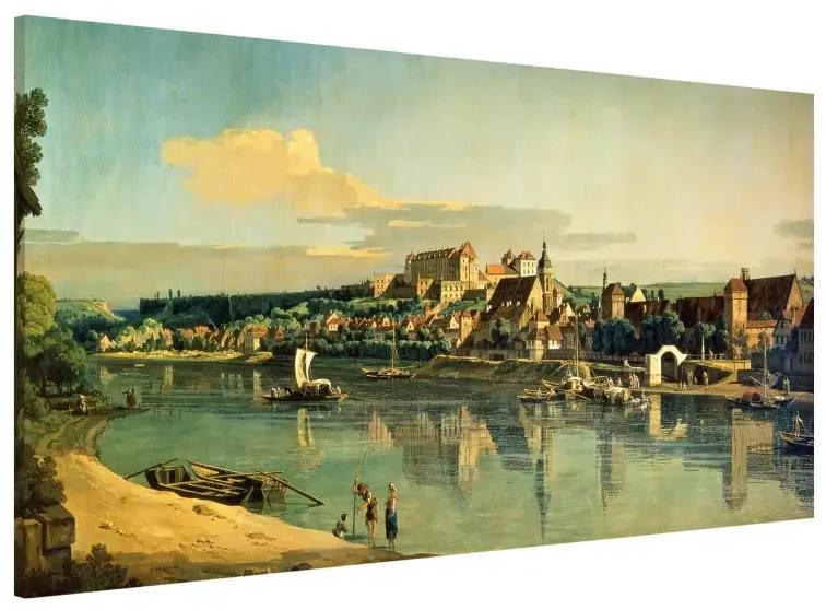 Magnetické obrazy Bernardo Bellotto - Pohľad na Pirnu