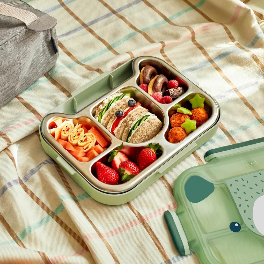 monbento Desiatový box Monbento Wonder Green Bear 950 ml