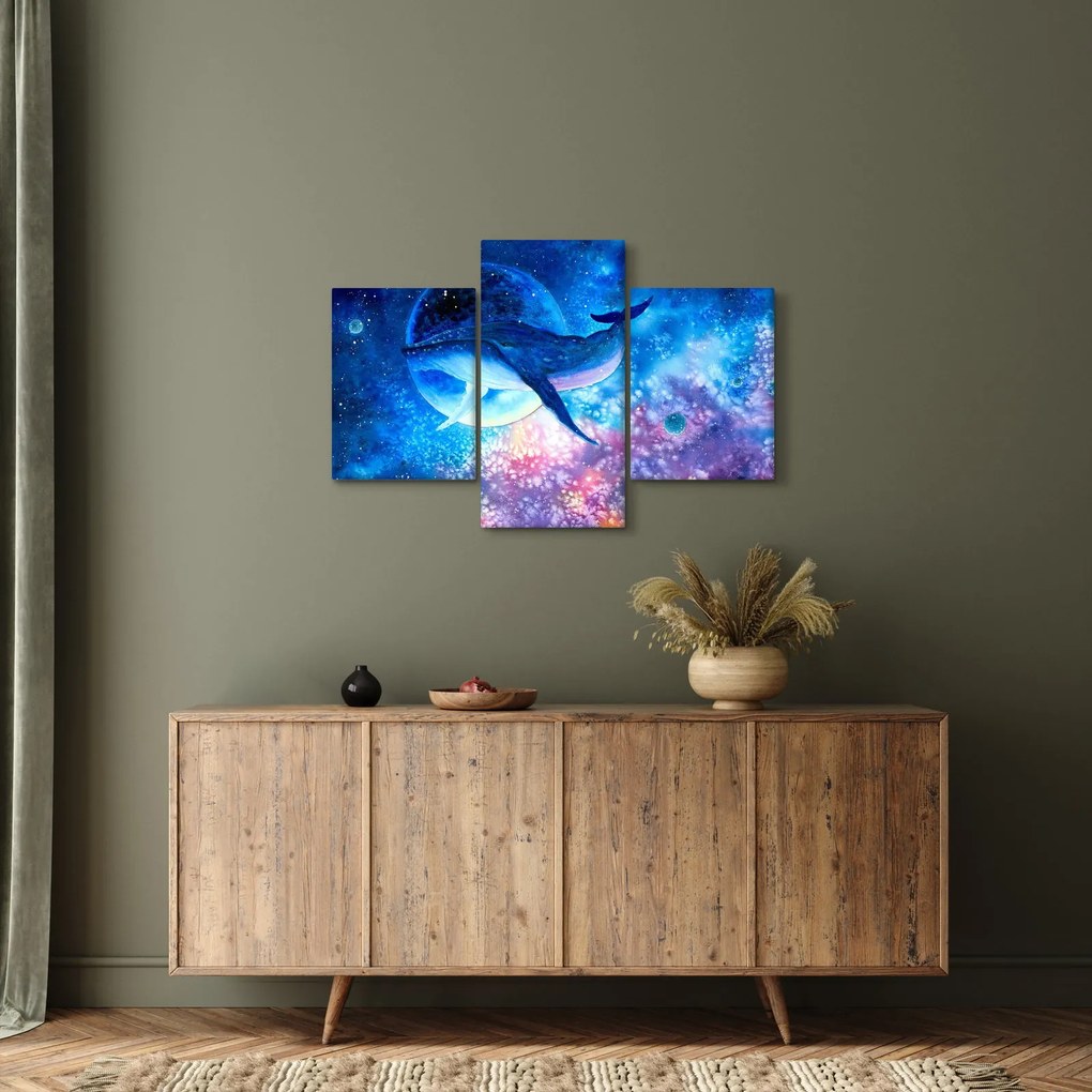 Obraz - Vesmírna veľryba (90x60 cm)
