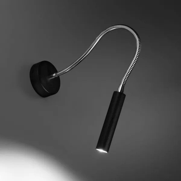 Sollux SL.0910 - Flexibilná lampička AXIL 1xG9/12W/230V čierna