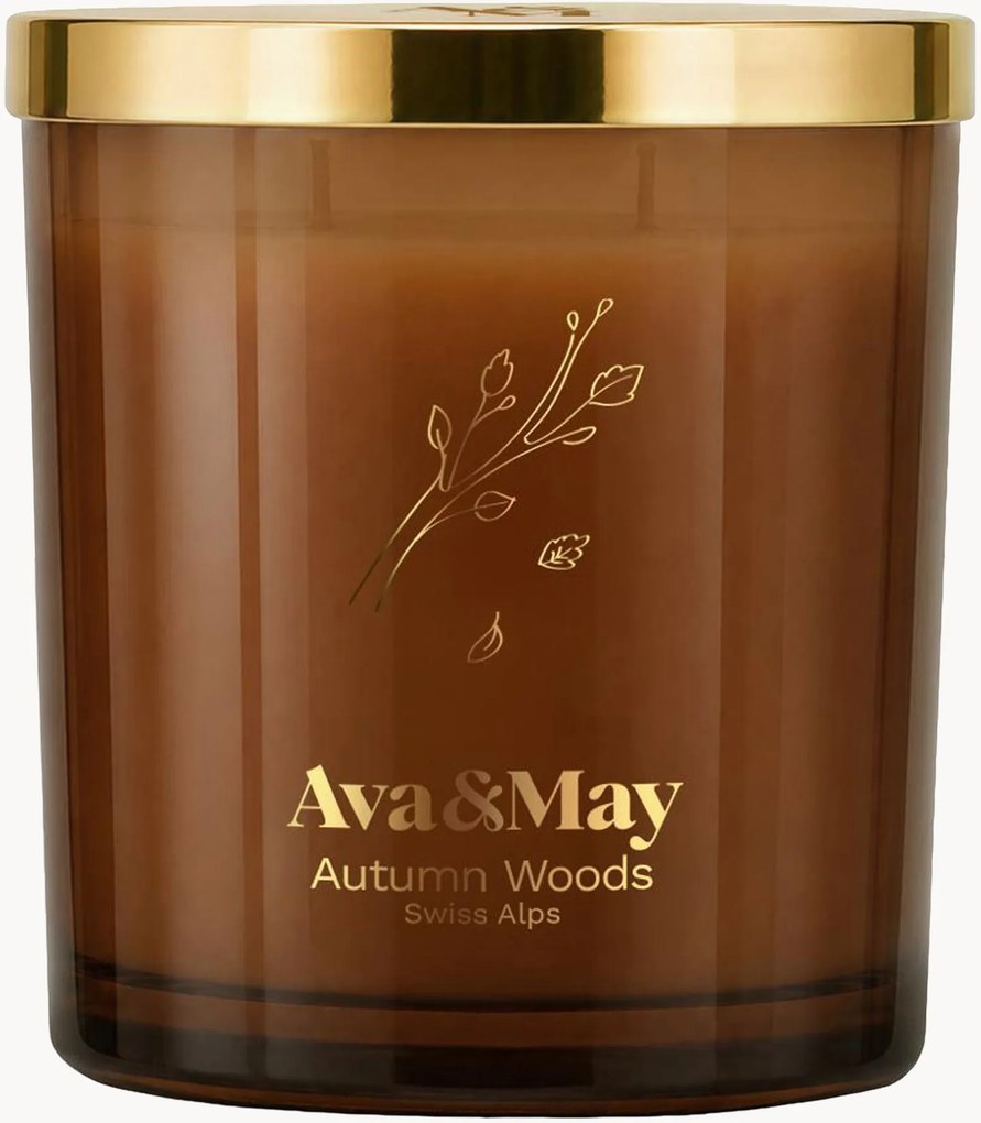 Veľká vonná sviečka Autumn Woods (Pear, Patchouli & Cedar Wood)