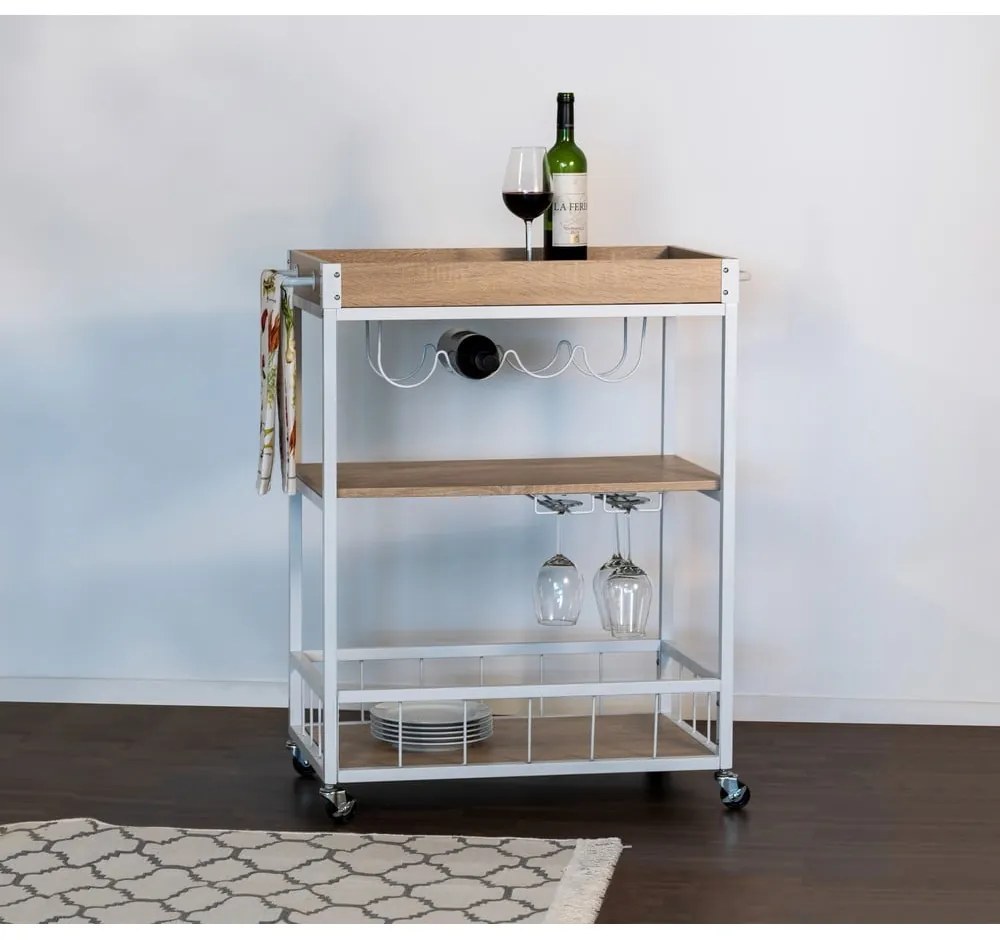 Servírovací stolík na kolieskach 40x80 cm Rustico - Wenko