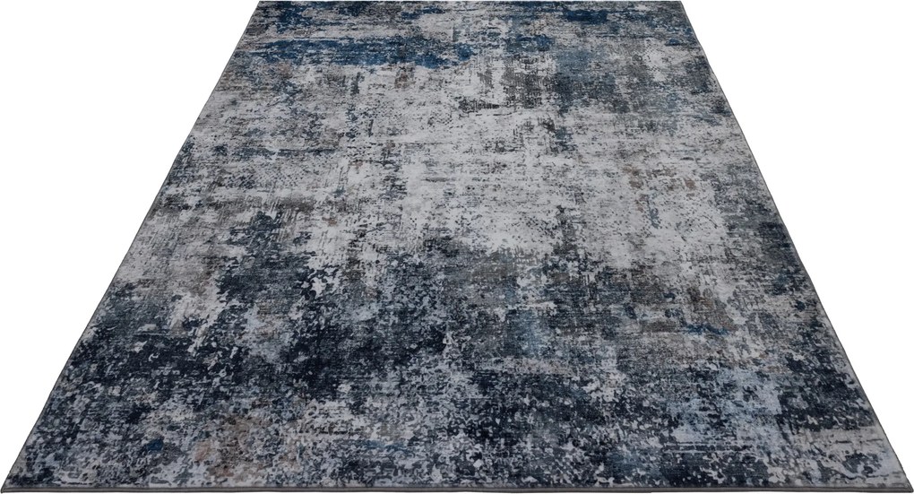 Kusový koberec Posh 303 Blue, 80x150, modrá, chodba / predsieň, Obsession