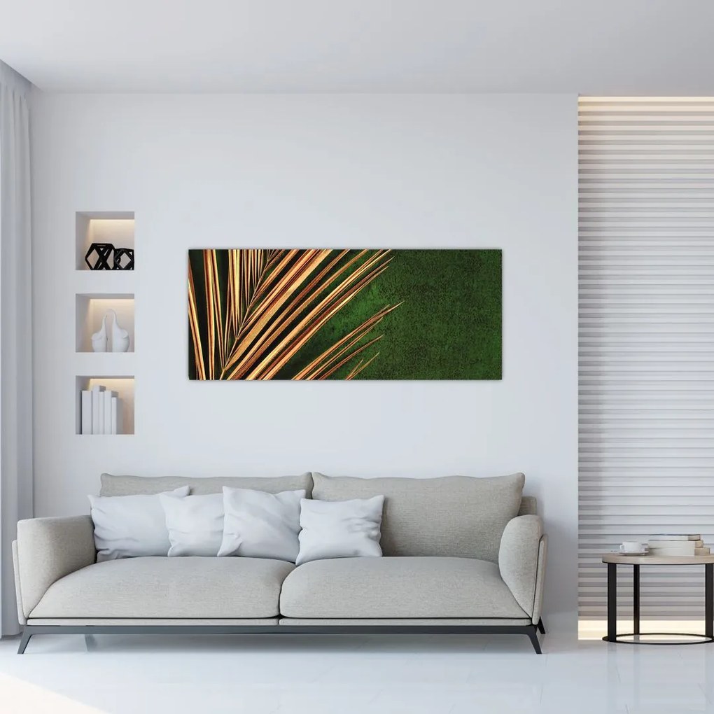 Obraz s listom (120x50 cm)