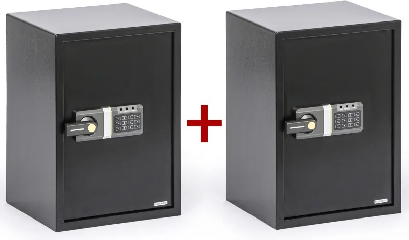 Nábytkový sejf s elektronickým zámkom 1+1 ZADARMO, 500 x 350 x 310 mm