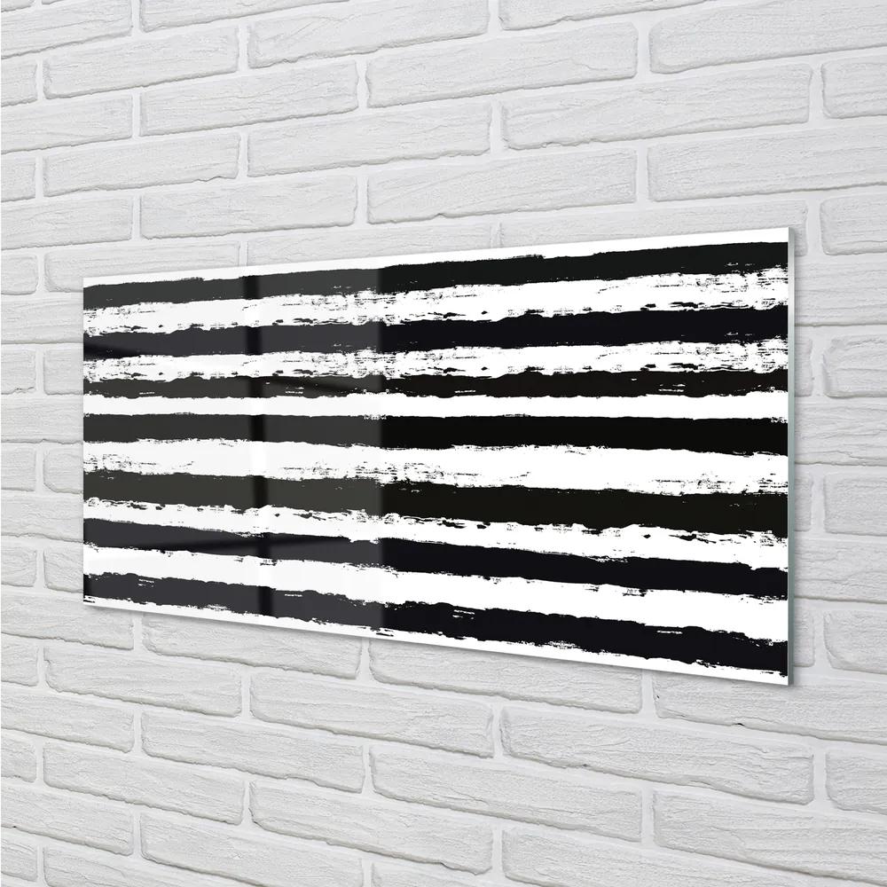 Obraz na akrylátovom skle Nepravidelné pruhy zebra 140x70 cm