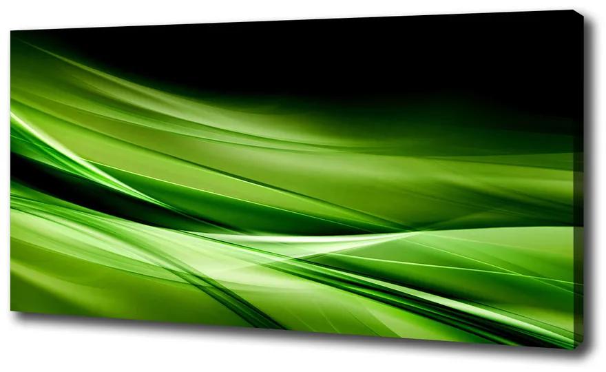 Foto obraz canvas Zelené vlny pozadie pl-oc-100x50-f-87078667