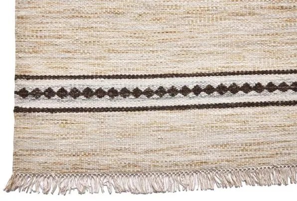 Ručne viazaný kusový koberec Biscuit DESP HL63 Ivory White, 200x290, béžová, chodba / predsieň, Diamond Carpets India