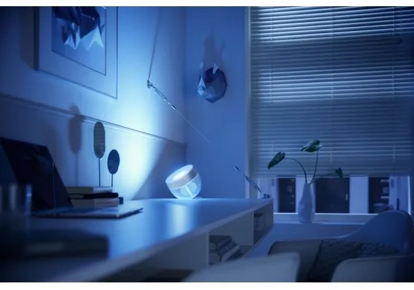 Philips - LED RGB Stmievateľná stolná lampa Hue IRIS LED/8,2W/230V strieborná