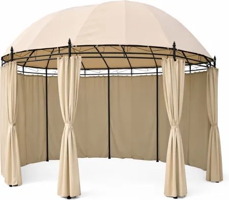 Záhradný altánok pavilón Monaco 520cm x 350cm béžová
