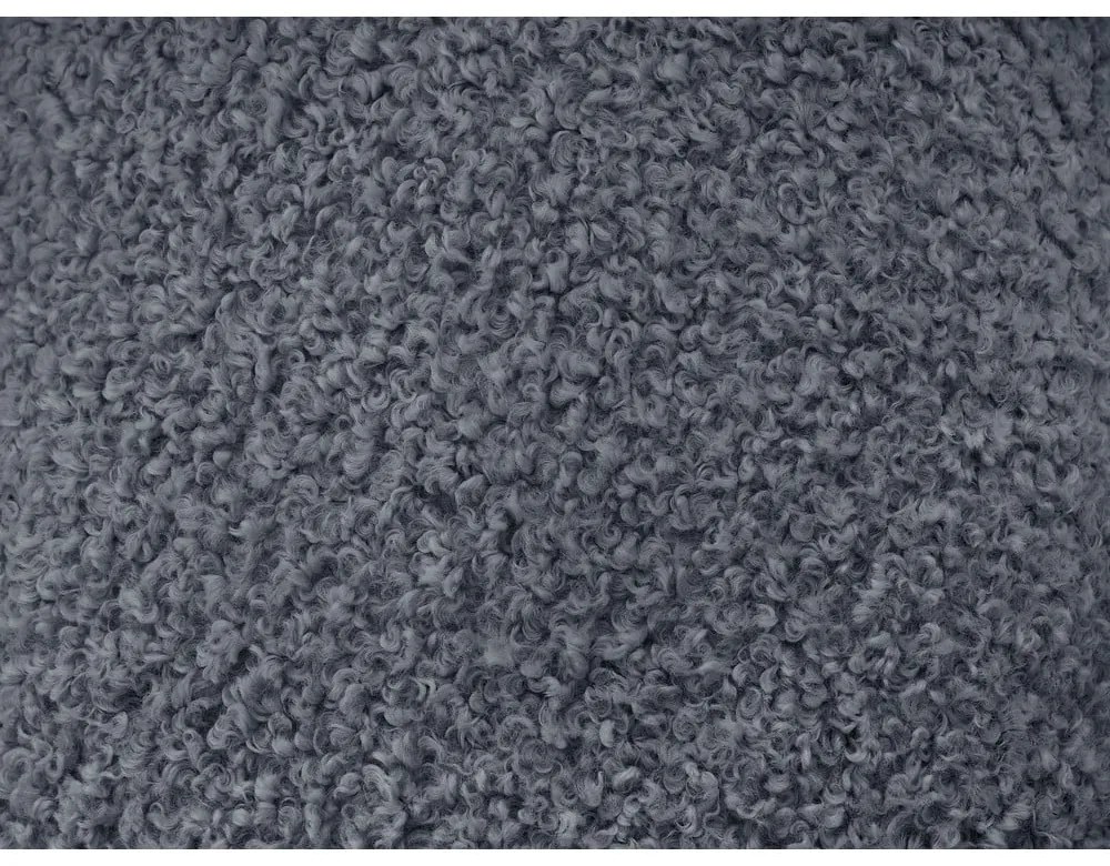 Tmavosivá pohovka z textílie buklé 232 cm Hippolyte – Bobochic Paris