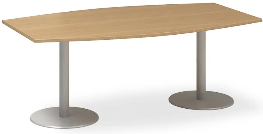 Konferenčný stôl ProOffice 80/110 x 200 x 74,2 cm, buk
