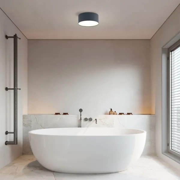 Brilagi - LED kúpeľňové stropné svietidlo FORIS LED/20W/230V pr. 15 cm antracit IP44