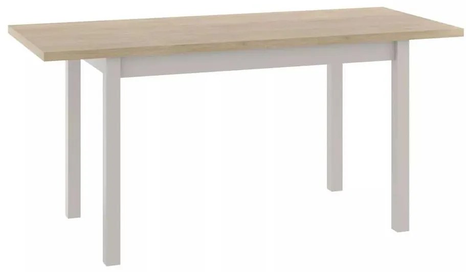 Jedálenský stôl Adam II 120 x 68 cm, dub cremona / krémová