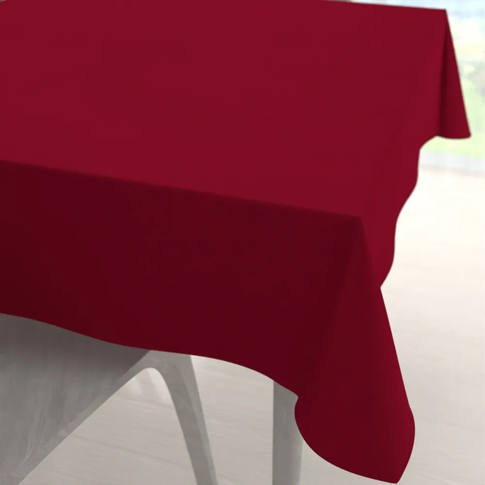 Biante Veľký dekoračný štvorcový obrus BKU-106 Vínový 250x250 cm