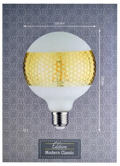 LED Stmievateľná žiarovka CLASSIC G125 E27/4,5W/230V 2500K - Paulmann 28770