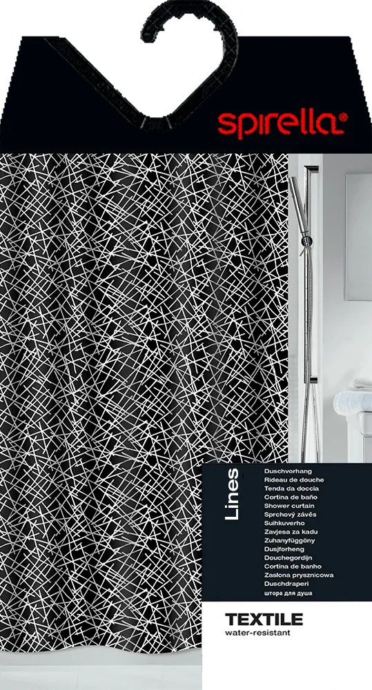 Sprchový záves 180x200 cm Lines – Spirella