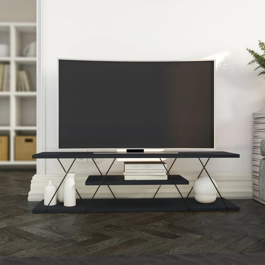 TV stolík Canaz 120 cm antracit