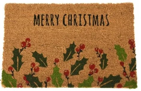 Kokosová rohožka Vianočné motívy, 39 x 59 cm