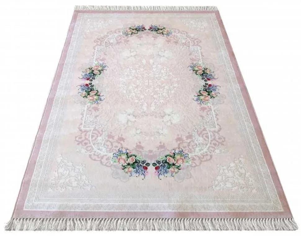 Kusový koberec Bella ružový, Velikosti 160x220cm