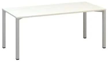 Kancelársky stôl Alfa 200, 180 x 80 x 74,2 cm, rovné vyhotovenie, dezén biely, RAL9022