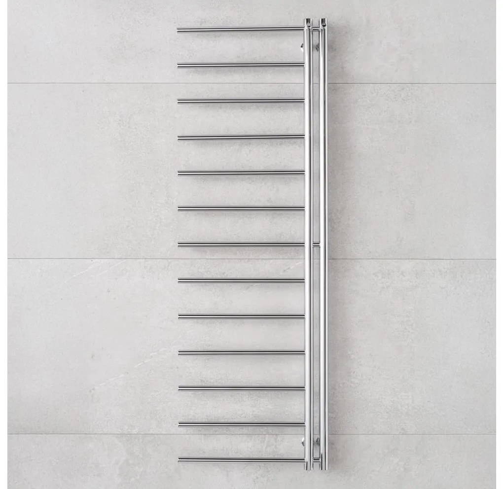 P.M.H. AP2C-L – kúpeľňový rebríkový radiátor APOLLO 219 W, 150 cm, ľavé prevedenie, lesklý chróm